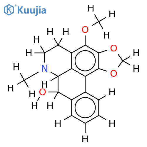 (7aXi,8R)-4-methoxy-7-methyl-6,7,7a,8-tetrahydro-5H-benzo[g][1,3]dioxolo[4',5':4,5]benzo[1,2,3-de]quinolin-8-ol structure