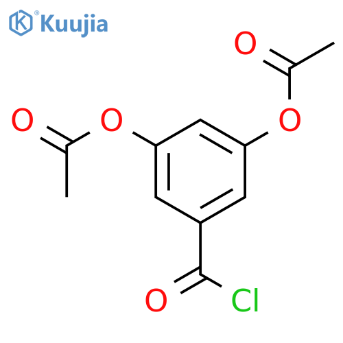 Benzoyl chloride, 3,5-bis(acetyloxy)- structure