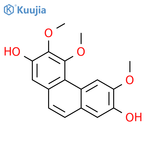 2,7-Phenanthrenediol, 3,4,6-trimethoxy- structure