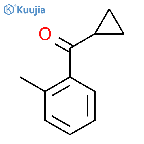 Cyclopropyl 2-methylphenyl ketone structure