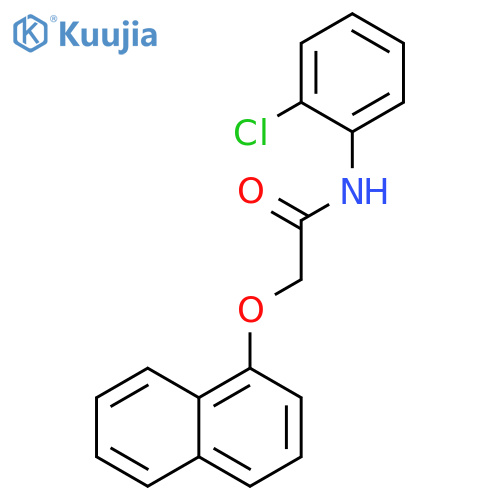 N-(2-chlorophenyl)-2-(naphthalen-1-yloxy)acetamide structure