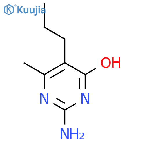 2-amino-6-methyl-5-propyl-1h-pyrimidin-4-one structure