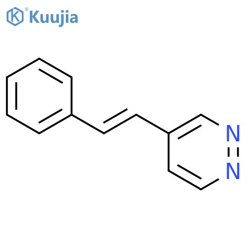 Pyridazine,4-(2-phenylethenyl)- structure
