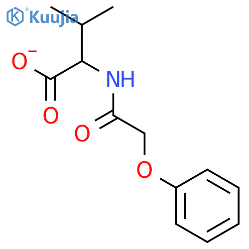 (2S)-3-Methyl-2-(2-phenoxyacetamido)butanoic Acid structure