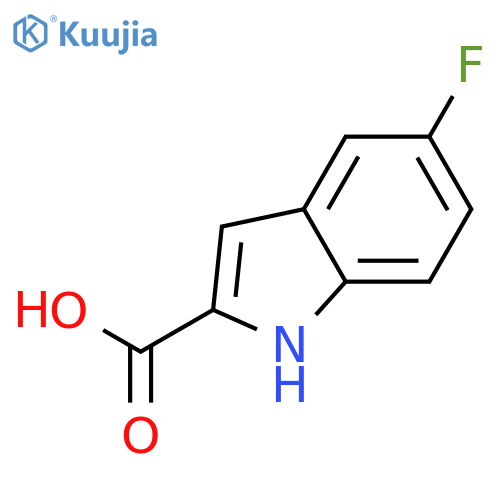 5-fluoro-1H-indole-2-carboxylic acid structure