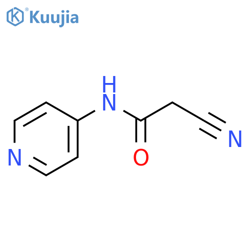 2-cyano-N-(pyridin-4-yl)acetamide structure
