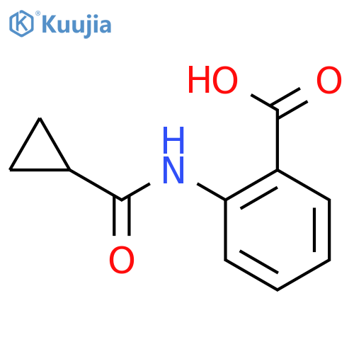 2-(Cyclopropylcarbonyl)aminobenzoic Acid structure