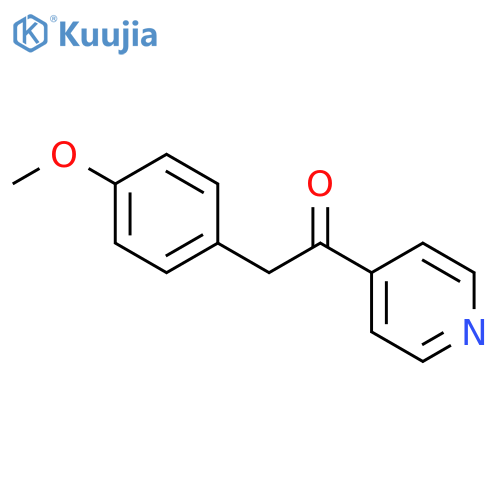 2-(4-methoxyphenyl)-1-(4-pyridinyl)Ethanone structure
