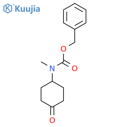 Benzyl methyl4-oxocyclohexylcarbamate structure