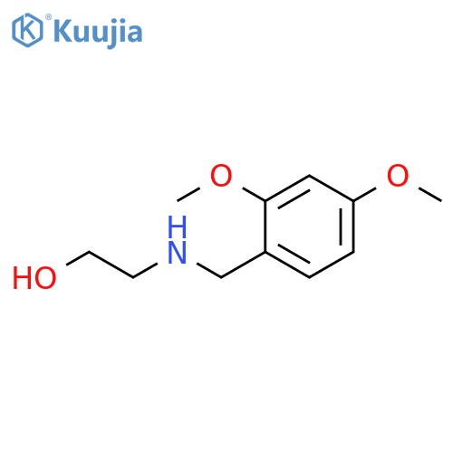 2-{(2,4-dimethoxyphenyl)methylamino}ethan-1-ol structure