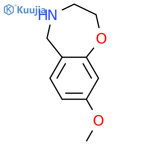 1,4-BENZOXAZEPINE, 2,3,4,5-TETRAHYDRO-8-METHOXY- structure