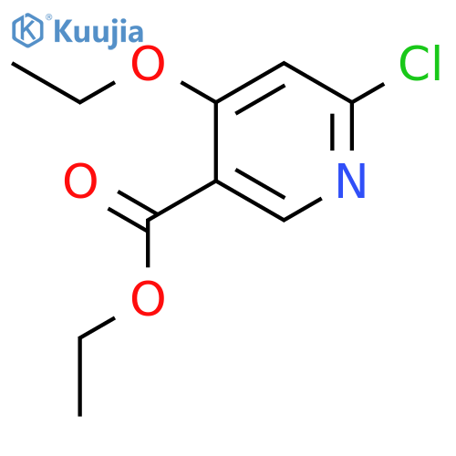 Ethyl 6-chloro-4-ethoxypyridine-3-carboxylate structure