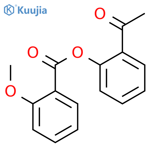 2-Acetylphenyl 2-methoxybenzoate structure