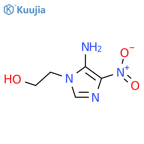 2-(5-Amino-4-nitro-imidazol-1-yl)-ethanol structure