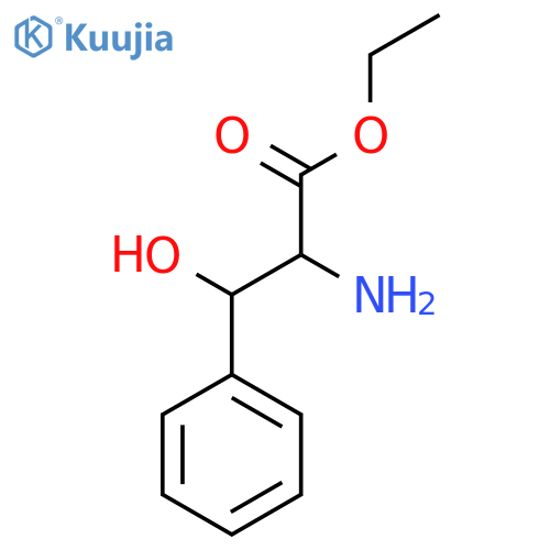 ethyl 2-amino-3-hydroxy-3-phenylpropanoate structure