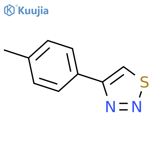 1,2,3-Thiadiazole,4-(4-methylphenyl)- structure