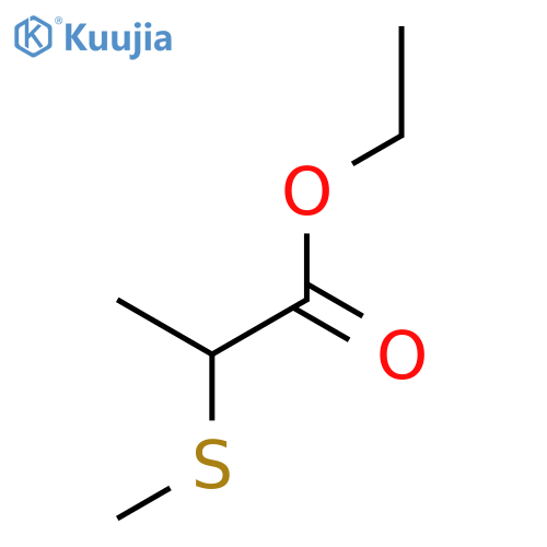 ethyl 2-(methylsulfanyl)propanoate structure