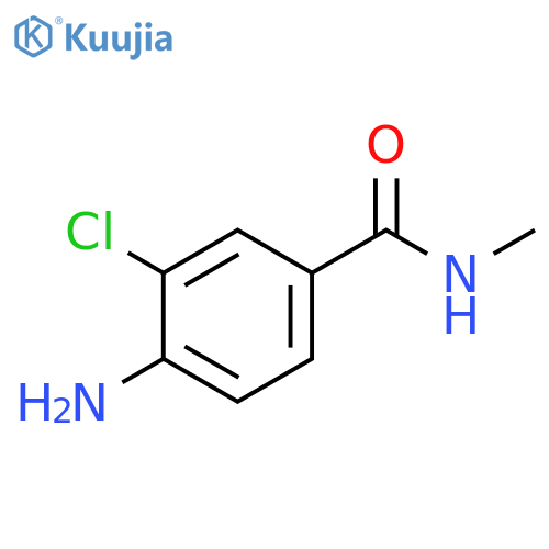 4-amino-3-chloro-N-methylbenzamide structure