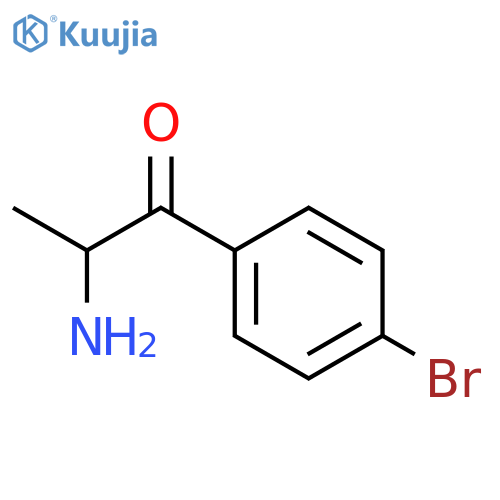 2-amino-1-(4-bromophenyl)propan-1-one structure