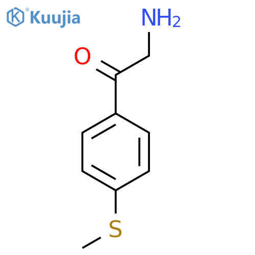 2-amino-1-4-(methylsulfanyl)phenylethan-1-one structure