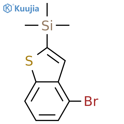 Silane, (4-bromobenzo[b]thien-2-yl)trimethyl- structure