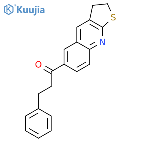 1-Propanone, 1-(2,3-dihydrothieno[2,3-b]quinolin-6-yl)-3-phenyl- structure