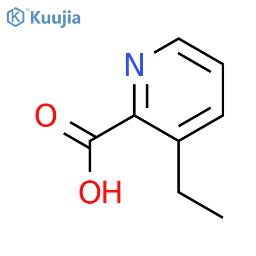 2-Pyridinecarboxylicacid, 3-ethyl- structure