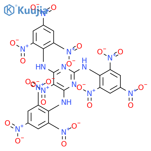 2,4,6-Pyrimidinetriamine, 5-nitro-N,N',N''-tris(2,4,6-trinitrophenyl)- structure