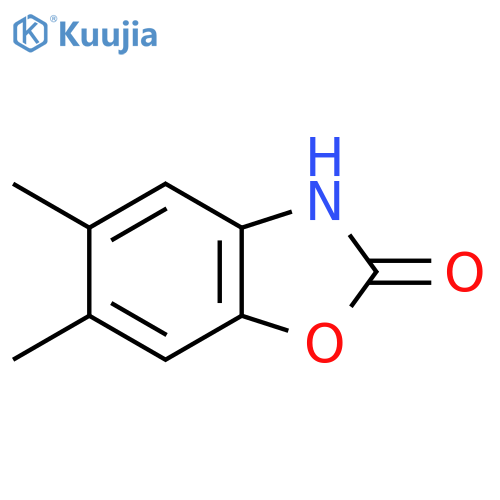 5,6-dimethylbenzodoxazol-2(3H)-one structure