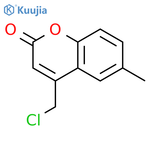 4-(chloromethyl)-6-methyl-2H-chromen-2-one structure