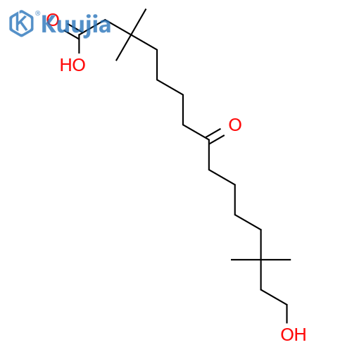 PENTADECANOIC ACID, 15-HYDROXY-3,3,13,13-TETRAMETHYL-8-OXO- structure