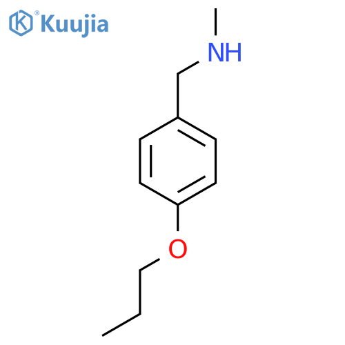 methyl(4-propoxyphenyl)methylamine structure