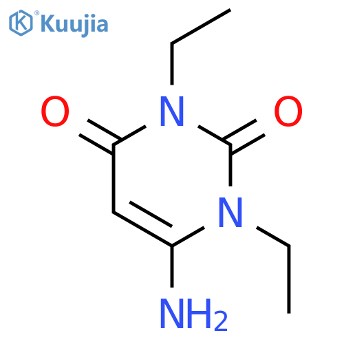 1,3-Diethyl-6-aminouracil structure
