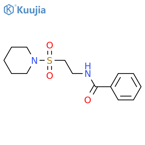 N-2-(piperidine-1-sulfonyl)ethylbenzamide structure