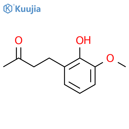 4-(2-hydroxy-3-methoxyphenyl)butan-2-one structure