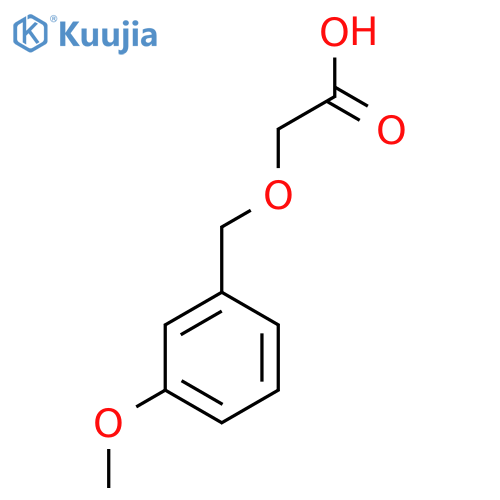 2-[(3-methoxyphenyl)methoxy]acetic acid structure