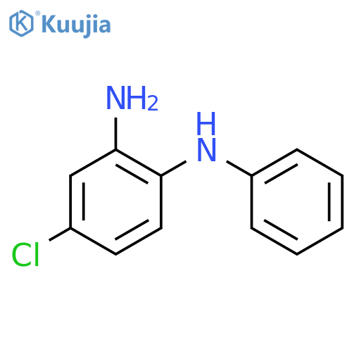 1,2-Benzenediamine,4-chloro-N1-phenyl- structure