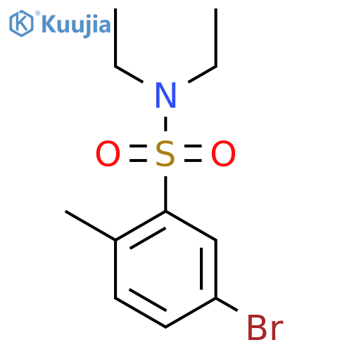 5-Bromo-N,N-diethyl-2-methylbenzenesulfonamide structure