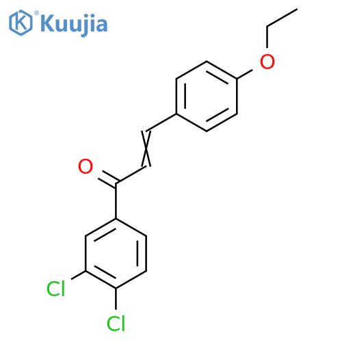 1-(3,4-Dichlorophenyl)-3-(4-ethoxyphenyl)prop-2-en-1-one structure