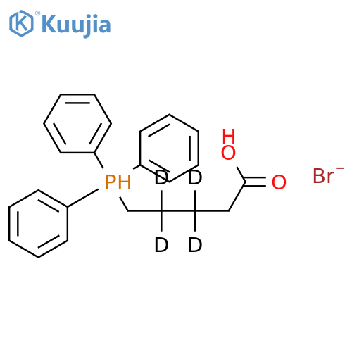 (4-Carboxybutyl-d4)triphenylphosphonium Bromide structure