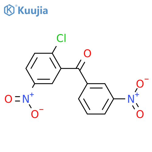 (2-Chloro-5-nitrophenyl)(3-nitrophenyl)methanone structure