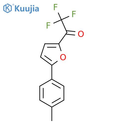 2,2,2-trifluoro-1-5-(4-methylphenyl)furan-2-ylethan-1-one structure