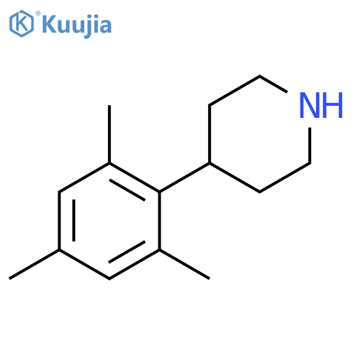 4-(2,4,6-trimethylphenyl)piperidine structure