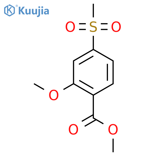 Methyl 2-methoxy-4-(methylsulfonyl)benzoate structure