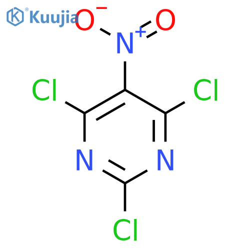 2,4,6-Trichloro-5-nitropyrimidine structure