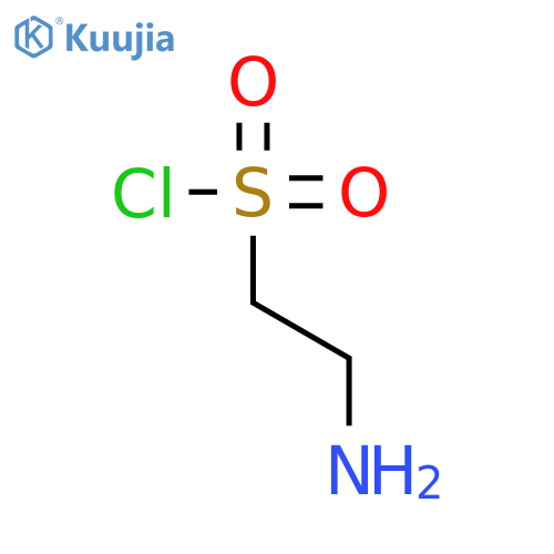 2-aminoethane-1-sulfonyl chloride structure