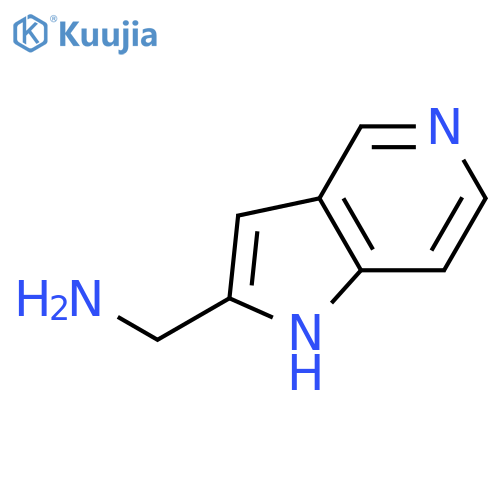 1H-pyrrolo[3,2-c]pyridin-2-ylmethanamine structure