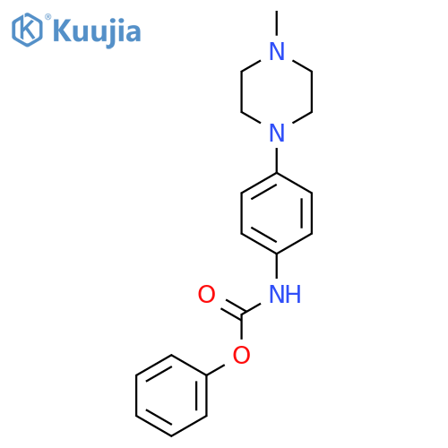 phenyl N-[4-(4-methylpiperazin-1-yl)phenyl]carbamate structure