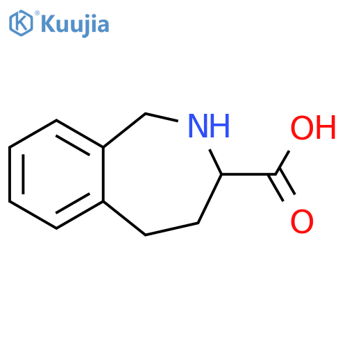 1H-2-Benzazepine-3-carboxylic acid, 2,3,4,5-tetrahydro- structure