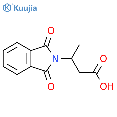 3-(1,3-Dioxo-1,3-dihydro-2H-isoindol-2-yl)butanoic acid structure
